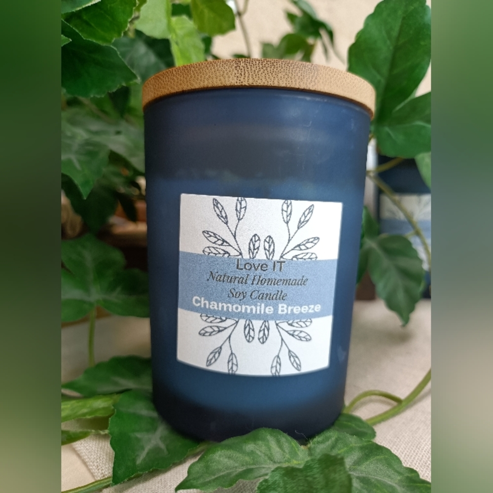 Natural soy bean Chamomile Breeze Candle